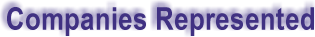 Companies Represented